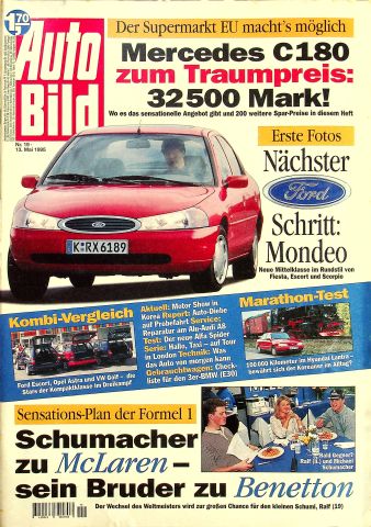 Deckblatt Auto Bild (19/1995)